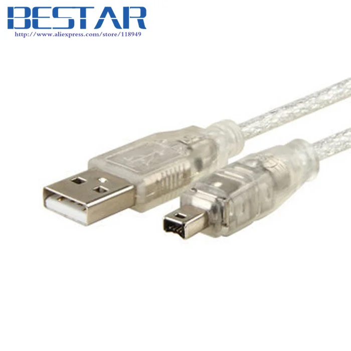 USB Male to Firewire IEEE 1394 4 Pin Male iLink Adapter Cord firewire 1394 Cable for SONY DCR-TRV75E DV
USB Male to Firewire IEEE 1394 4 Pin Male iLink Adapter Cord firewire 1394 Cable for SONY DCR-TRV75E DV