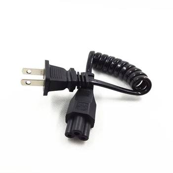 NEMA1-15P 2Pin male plug to IEC 320 C5 Cloverleaf Spring Retractable Power short Cable 10-30cm For Laptop Notebook Adapter
NEMA1-15P 2Pin male plug to IEC 320 C5 Cloverleaf Spring Retractable Power short Cable 10-30cm For Laptop Notebook Adapter
