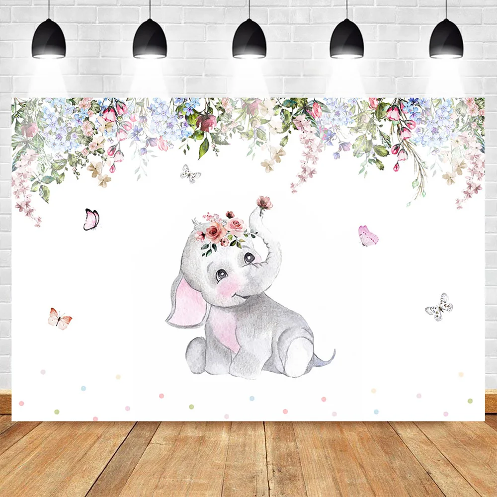 Elephant Backdrop for Photography Birthday Party Background Baby Princess Shower Backdrops Flowers and Butterflies Studio
Elephant Backdrop for Photography Birthday Party Background Baby Princess Shower Backdrops Flowers and Butterflies Studio