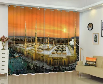 Cathedral 3D Painting Blackout Curtains Office Bedding Room Living Room Sunshade Window Curtain Bedding Set Custom-made Size 
Cathedral 3D Painting Blackout Curtains Office Bedding Room Living Room Sunshade Window Curtain Bedding Set Custom-made Size