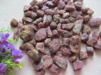 

top ! natura red tourmaline nunatak stone wholesale Raw Mineral Specimens Ore 100g