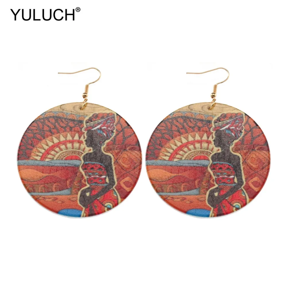 YULUCH 2019 Fashion Big African Queen Colorful Dangle Drop Earings Bohemian Ethnic Hanging Earrings For Lady Jewelry Accessories
YULUCH 2019 Fashion Big African Queen Colorful Dangle Drop Earings Bohemian Ethnic Hanging Earrings For Lady Jewelry Accessories