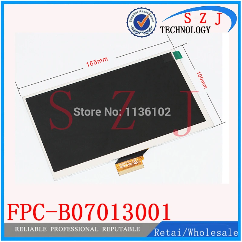 Оригинальный 7-дюймовый планшетный ПК fpc-y82858 ЖК-дисплей FPC-B07013001 ЖК-экран календарь Бесплатная доставка
Оригинальный 7-дюймовый планшетный ПК fpc-y82858 ЖК-дисплей FPC-B07013001 ЖК-экран календарь Бесплатная доставка