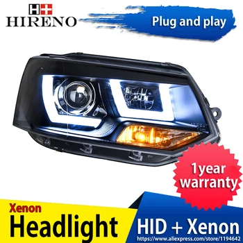 Hireno Headlamp for 2012-2016 Volkswagen Multivan T5 Headlight Headlight Assembly LED DRL Angel Lens Double Beam HID Xenon 2pcs
Hireno Headlamp for 2012-2016 Volkswagen Multivan T5 Headlight Headlight Assembly LED DRL Angel Lens Double Beam HID Xenon 2pcs
