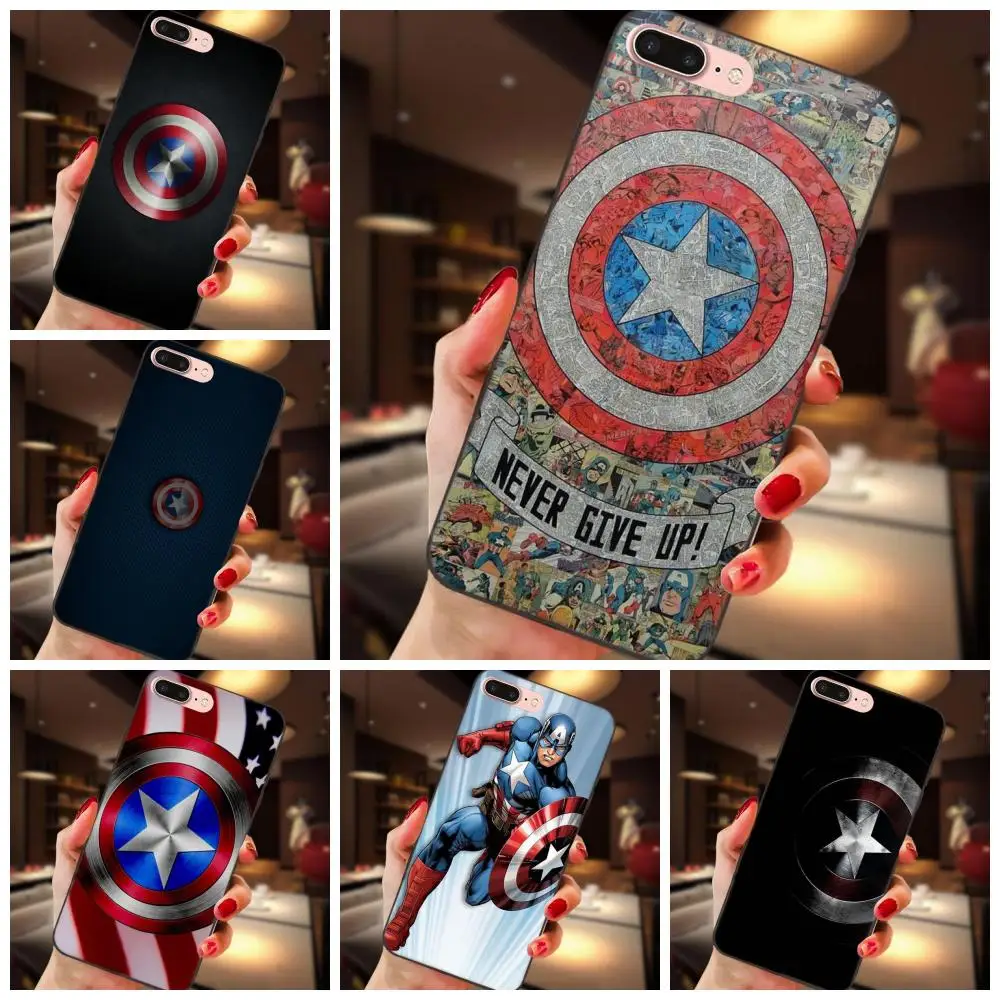 For Huawei Honor 5A 6A 6C 7A 7C 7X 8A 8C 8X 9 10 P8 P9 P10 P20 P30 Mini Lite Plus Soft Fashion Super Hero Captain America Shield
For Huawei Honor 5A 6A 6C 7A 7C 7X 8A 8C 8X 9 10 P8 P9 P10 P20 P30 Mini Lite Plus Soft Fashion Super Hero Captain America Shield