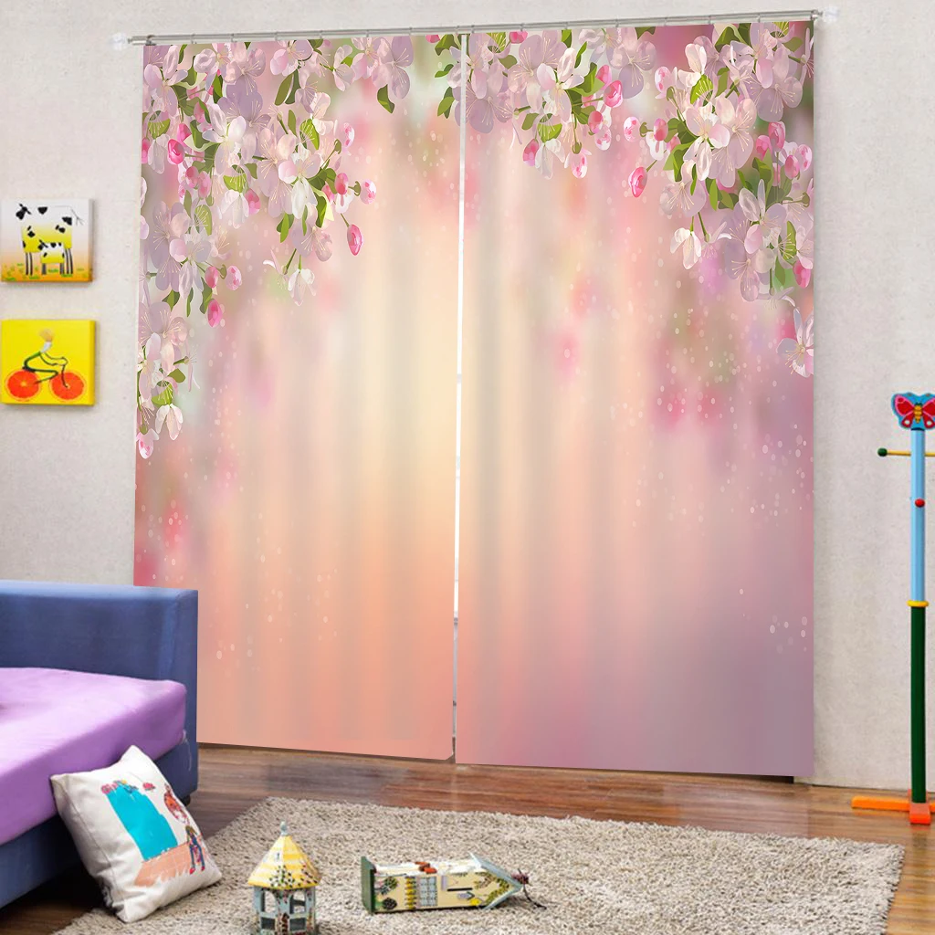 Pink Floral Thin Windows Curtains for Living Room Bedroom Decorative Kitchen Curtains Drapes Window Treatments Dripping Custom
Pink Floral Thin Windows Curtains for Living Room Bedroom Decorative Kitchen Curtains Drapes Window Treatments Dripping Custom