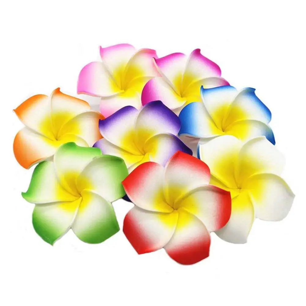 100Pcs Foam Hawaiian Frangipani Artificial Plumeria Flower Petals Cap Hair Hat Wreath Floral DIY Bridal Wedding
100Pcs Foam Hawaiian Frangipani Artificial Plumeria Flower Petals Cap Hair Hat Wreath Floral DIY Bridal Wedding