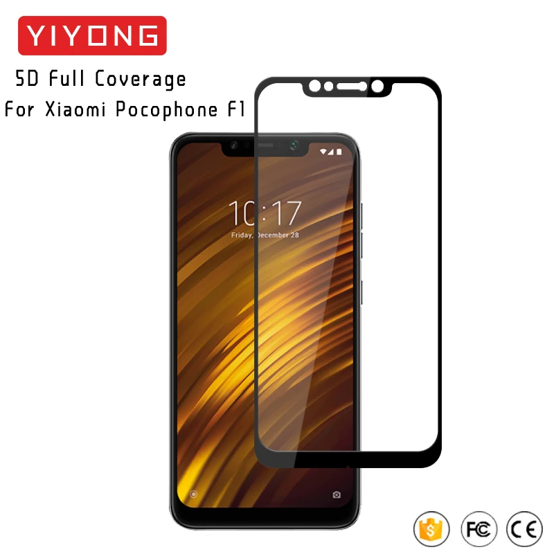 YIYONG 5D Full Cover Glass For Xiaomi Pocophone F1 Tempered Glass Pocophone F1 Screen Protector For Xiaomi Poco Phone F1 Glass
YIYONG 5D Full Cover Glass For Xiaomi Pocophone F1 Tempered Glass Pocophone F1 Screen Protector For Xiaomi Poco Phone F1 Glass