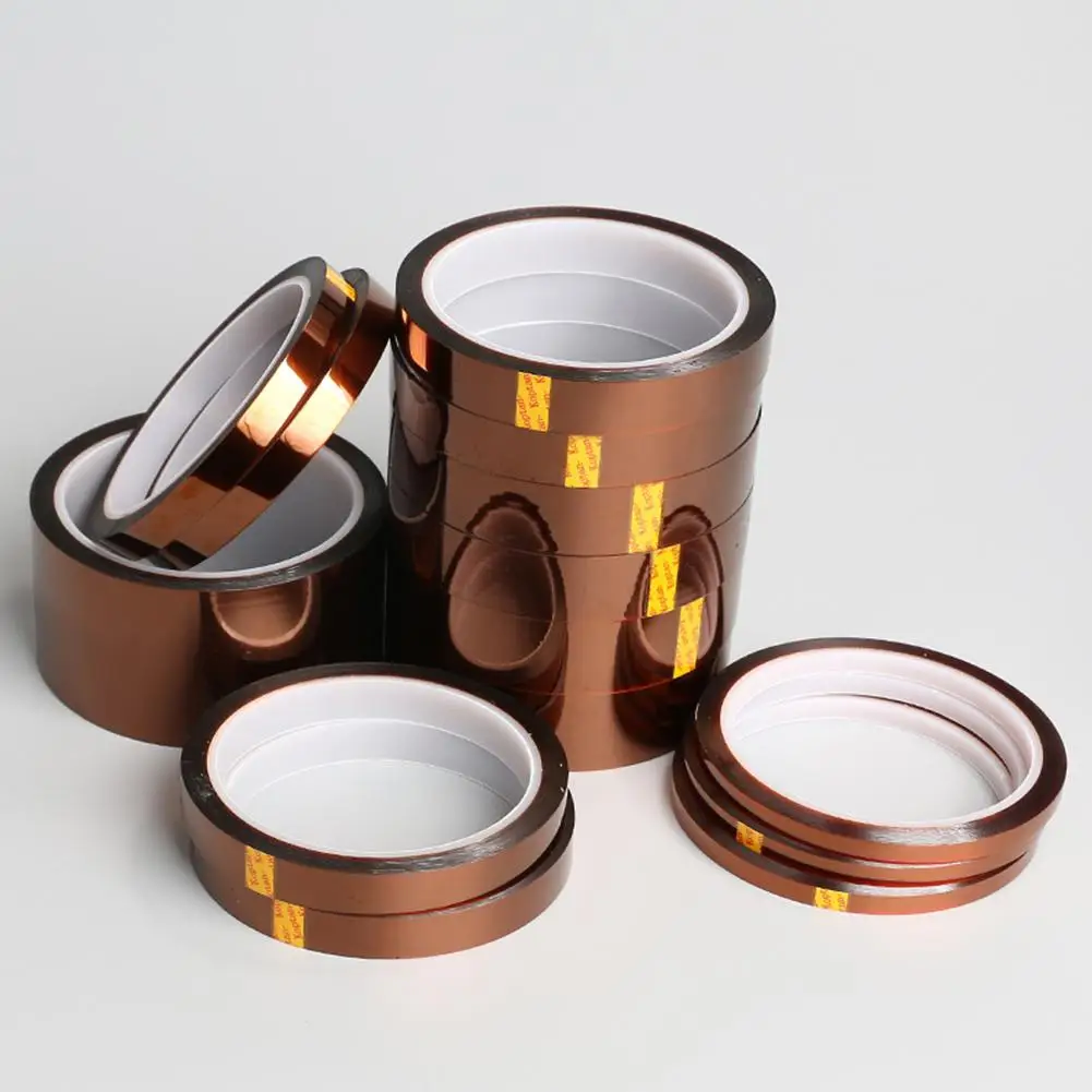 Temperature Kapton Tape Polyimide Film Tape For Masking 3D Printing Electric Task Soldering 33m
Temperature Kapton Tape Polyimide Film Tape For Masking 3D Printing Electric Task Soldering 33m