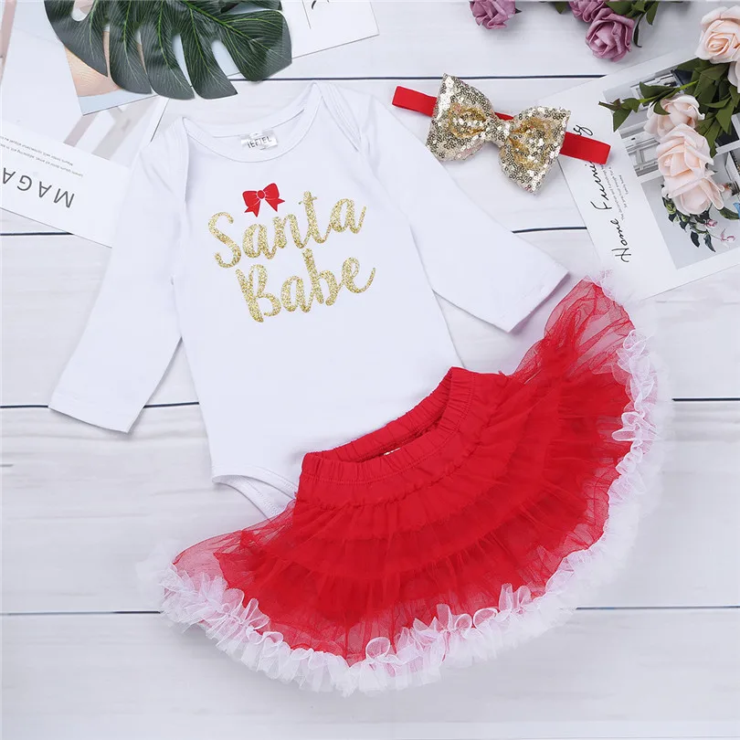 iEFiEL Toddler Newborn Infant Baby Girls First Christmas Romper with Tutu Skirt Xmas Christmas Costumes Party Daily Clothes
iEFiEL Toddler Newborn Infant Baby Girls First Christmas Romper with Tutu Skirt Xmas Christmas Costumes Party Daily Clothes