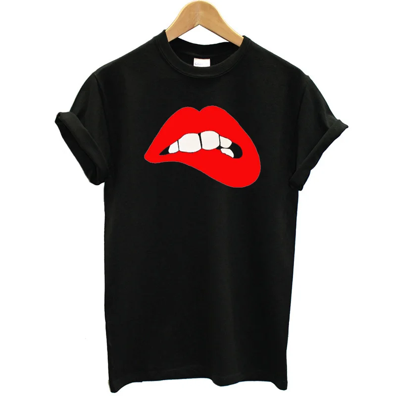 EnjoytheSpirit 100% Cotton T Shirt Women Funny Graphic Printed Lips Summer Tops Streetwear 2019 Black Women Tshirt Plus Size
EnjoytheSpirit 100% Cotton T Shirt Women Funny Graphic Printed Lips Summer Tops Streetwear 2019 Black Women Tshirt Plus Size