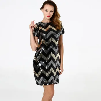 BLINGSTORY Geometric Sequin Short-sleeved Dinner Summer Dress Vestidos De Verano
BLINGSTORY Geometric Sequin Short-sleeved Dinner Summer Dress Vestidos De Verano