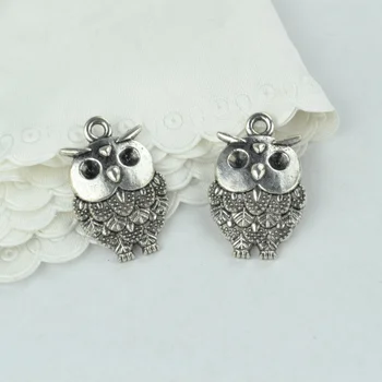 10pcs alloy Tibetan Silver Plated owl Charms Pendants for Jewelry Making DIY Handmade Craft 28*19mm 2151
10pcs alloy Tibetan Silver Plated owl Charms Pendants for Jewelry Making DIY Handmade Craft 28*19mm 2151