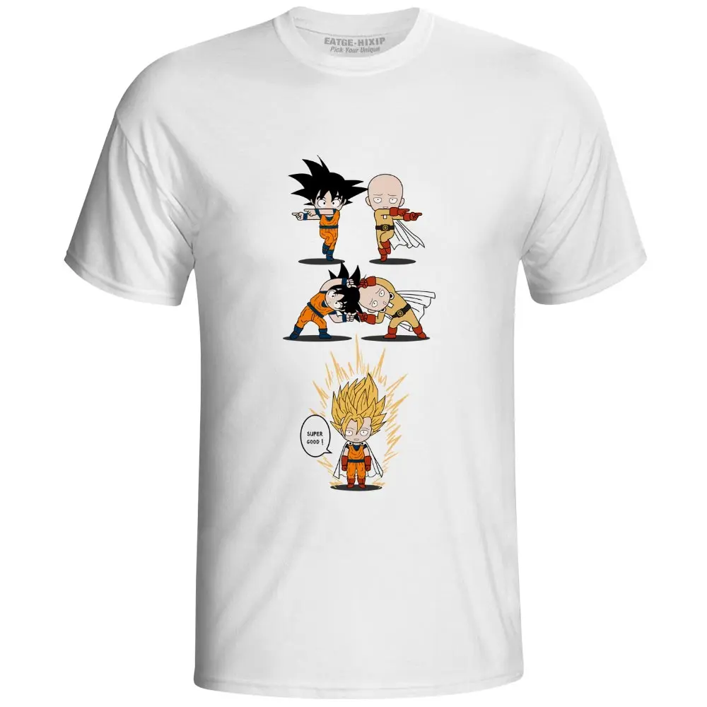One Punch Super Saiyan T-shirt Cool Fashion Anime Dragon Ball Goku Fusion One Punch Man Punk T Shirt Pop Casual Women Men Top
One Punch Super Saiyan T-shirt Cool Fashion Anime Dragon Ball Goku Fusion One Punch Man Punk T Shirt Pop Casual Women Men Top