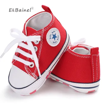 E&BAINEL Canvas Sneaker Sport Shoes For Girls Boys Newborn