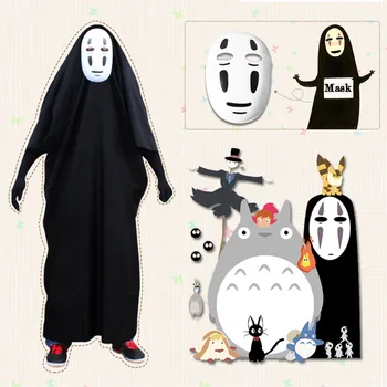 Free Shipping Anime Movie Spirited Away No Face Man Cosplay Costume Full Set Halloween Costume Robe + Gloves + Black/Purple Mask
Free Shipping Anime Movie Spirited Away No Face Man Cosplay Costume Full Set Halloween Costume Robe + Gloves + Black/Purple Mask