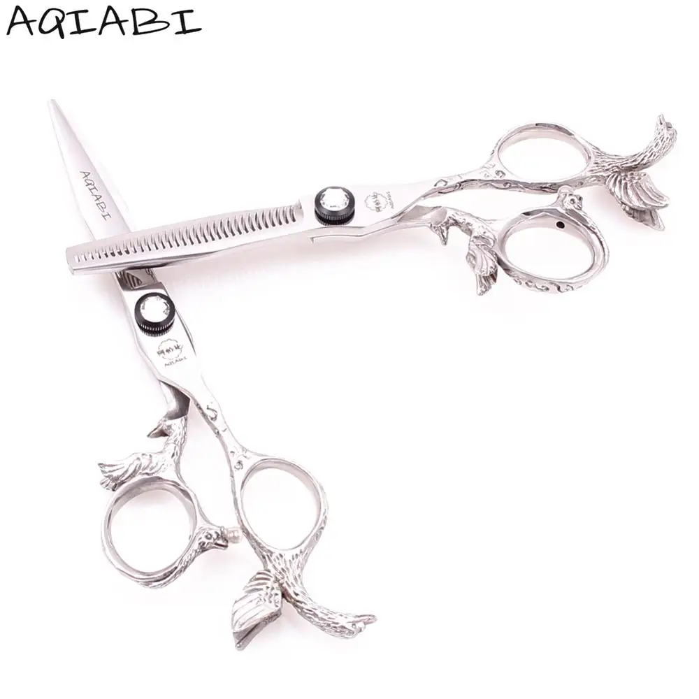 Professional Hair Scissors A9023 5.5" 440C AQIABI Brand Hair Cutting Shears Thinning Scissors Hairdressing Scissors Razor Combs
Professional Hair Scissors A9023 5.5" 440C AQIABI Brand Hair Cutting Shears Thinning Scissors Hairdressing Scissors Razor Combs