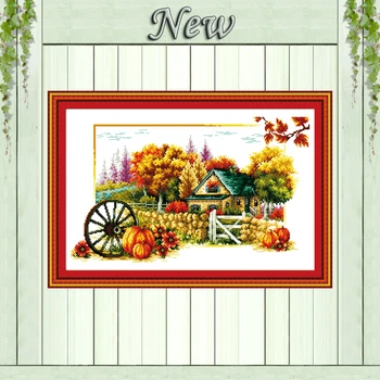 autumn Scenic,Counted Printed on fabric 11CT DMC 14CT Cross Stitch Embroidery kit,needlework Set,Scenery home house wall Decor
autumn Scenic,Counted Printed on fabric 11CT DMC 14CT Cross Stitch Embroidery kit,needlework Set,Scenery home house wall Decor