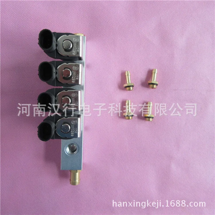 4Ohms 4 cylinder CNG LPG Injector Rail Super Silent high speed Common Injector Rail gas injector and accessories
4Ohms 4 cylinder CNG LPG Injector Rail Super Silent high speed Common Injector Rail gas injector and accessories