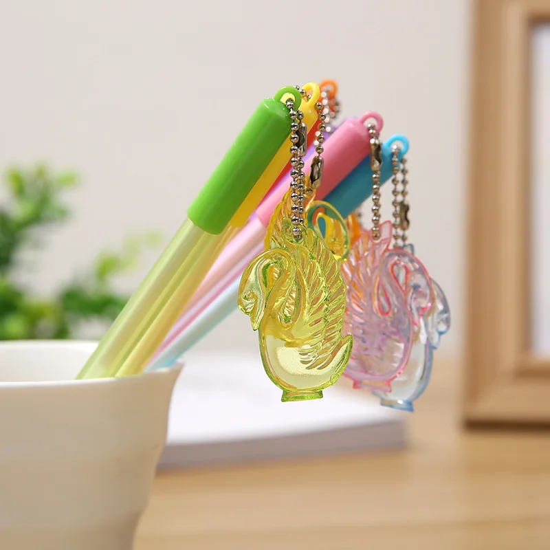 New Korean students study stationery, candy, Swan Pendant, neutral pen office articles, black signature pen student supplies
New Korean students study stationery, candy, Swan Pendant, neutral pen office articles, black signature pen student supplies