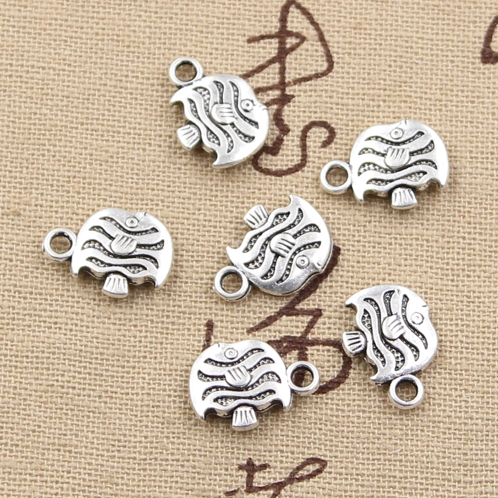10pcs Charms fish 15x11mm Antique Making pendant fit,Vintage Tibetan Bronze Silver,DIY bracelet necklace
10pcs Charms fish 15x11mm Antique Making pendant fit,Vintage Tibetan Bronze Silver,DIY bracelet necklace