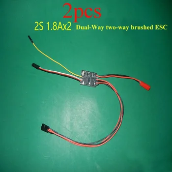 2PCS 2S 1.8Ax2/2.7Ax2 2CH Dual Way ESC Electric Speed Controller f RC Car Small Tank 35/1 2WD 4WD Racing Cars Two Model TT Motor
2PCS 2S 1.8Ax2/2.7Ax2 2CH Dual Way ESC Electric Speed Controller f RC Car Small Tank 35/1 2WD 4WD Racing Cars Two Model TT Motor