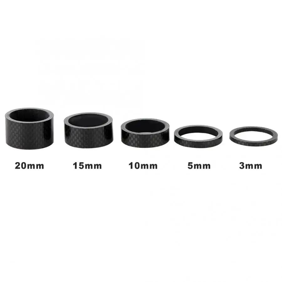 5Pcs/set Carbon Fiber Bike Headset Washer Mountain Bicycle Front Fork Washer Bike Stem Handlebar Spacers Ring Gasket
5Pcs/set Carbon Fiber Bike Headset Washer Mountain Bicycle Front Fork Washer Bike Stem Handlebar Spacers Ring Gasket