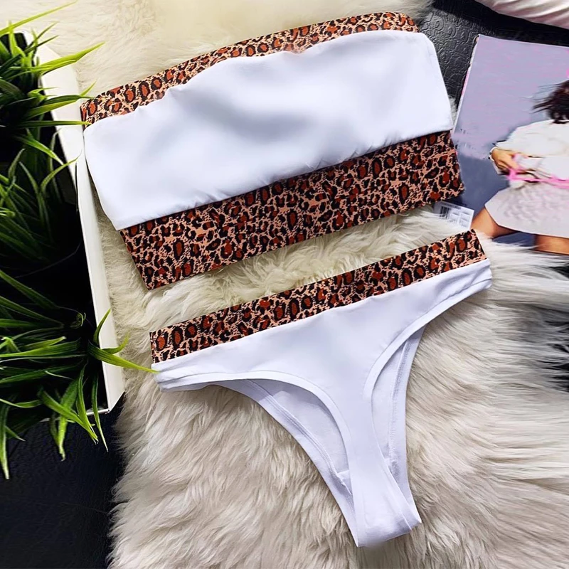 swimsuit women bikinis ladies bikini maillot strapless leopard white swimming suit for women low waisted beachwear bottom thong
swimsuit women bikinis ladies bikini maillot strapless leopard white swimming suit for women low waisted beachwear bottom thong