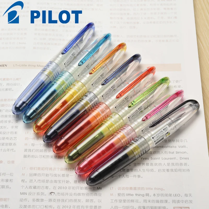 PILOT Fountain Pen Standard Type Small Pens For School Office Writing Point 0.5mm SPN-20f 7Colors Red Green Blue Black Orange
PILOT Fountain Pen Standard Type Small Pens For School Office Writing Point 0.5mm SPN-20f 7Colors Red Green Blue Black Orange