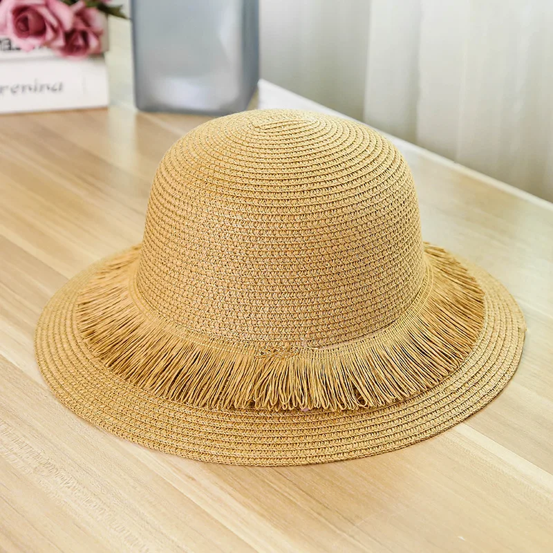 2019 Summer Men Women Tassel Double Layer Sun Hats Beach Hat Sun Visor Casual Panama Jazz Caps Girls Outdoor Travel Straw Hat
2019 Summer Men Women Tassel Double Layer Sun Hats Beach Hat Sun Visor Casual Panama Jazz Caps Girls Outdoor Travel Straw Hat