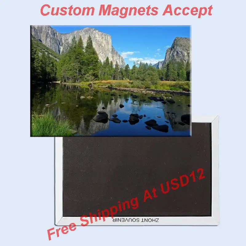 

USA Travel Magnets Gifts , Manhattan, California Yosemite National Park Rectangle Metal Fridge Magnet 5489 Tourism Souvenir