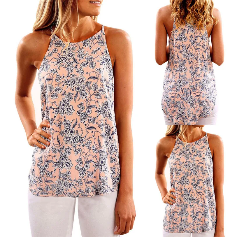 Camis 2018 Fashion Women Summer Floral Vest Sleeveless Shirt Blouse Casual Tank Top T-Shirt Camisole Feminina Plus Size May 23
Camis 2018 Fashion Women Summer Floral Vest Sleeveless Shirt Blouse Casual Tank Top T-Shirt Camisole Feminina Plus Size May 23
