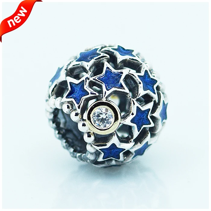Fits for Pandora Bracelets Night Sky blue enamel Silver Beads New Original 100% 925 Sterling Silver Charms DIY Making Wholesale
Fits for Pandora Bracelets Night Sky blue enamel Silver Beads New Original 100% 925 Sterling Silver Charms DIY Making Wholesale