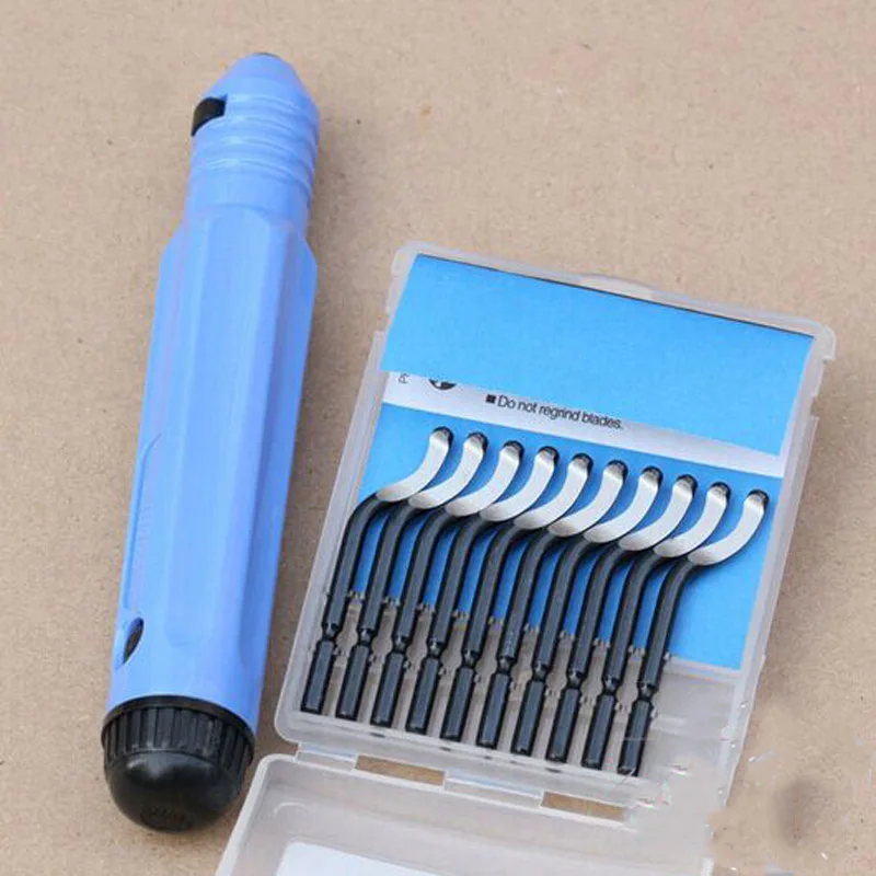 1 Set New NB1100 Burr Handle With 10 Blades With BS1010 Deburring Tool Home Tools Accessories P30
1 Set New NB1100 Burr Handle With 10 Blades With BS1010 Deburring Tool Home Tools Accessories P30