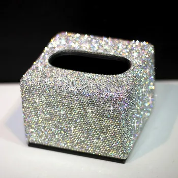 Square tissue box crystal Leather Tissue case Tissue holder for offce Paper box for home Towel boxes Household paper boxes
Square tissue box crystal Leather Tissue case Tissue holder for offce Paper box for home Towel boxes Household paper boxes