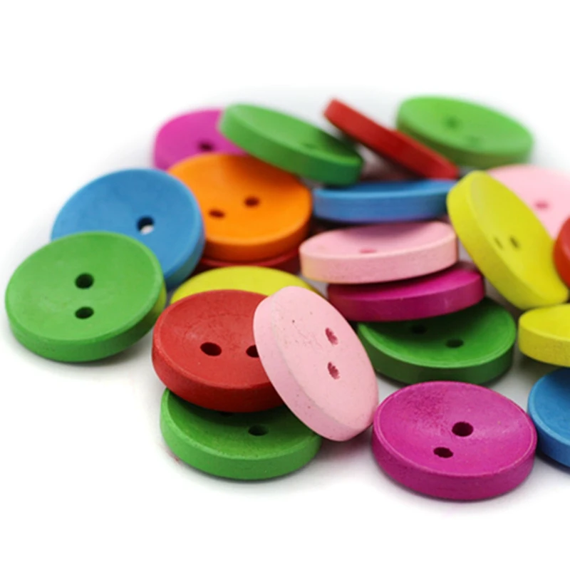 100pcs Mixed Small Wooden Buttons Lot for Sewing Fasteners Scrapbooking and DIY Handmade Craft with Different Color
100pcs Mixed Small Wooden Buttons Lot for Sewing Fasteners Scrapbooking and DIY Handmade Craft with Different Color