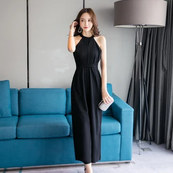 Black Red Summer Fashion Women's Sleeveless Jumpsuits Female Fashion Celebrity Elegant Halter High Waist Jumpsuit S M L
Black Red Summer Fashion Women's Sleeveless Jumpsuits Female Fashion Celebrity Elegant Halter High Waist Jumpsuit S M L