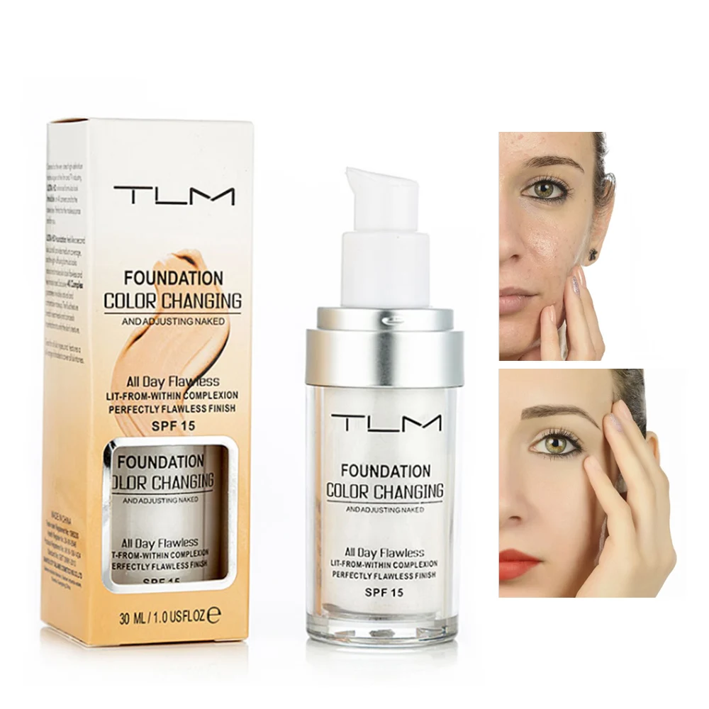 Pro Color Changing Liquid Foundation Makeup Base Nude Face Cover Concealer Long Lasting Makeup Gift sombras Skin Care Foundation
Pro Color Changing Liquid Foundation Makeup Base Nude Face Cover Concealer Long Lasting Makeup Gift sombras Skin Care Foundation