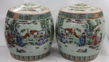 Palace polychromes wucai porcelain Eight Immortals God Figures Jar Tank Pot Vase
Palace polychromes wucai porcelain Eight Immortals God Figures Jar Tank Pot Vase