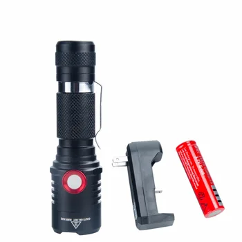 Linterna LED Flashlight 1200LM XML-2 Rechargeable Torch LED with Battery 18650 and EU US Charger Flash Light for Hiking
Linterna LED Flashlight 1200LM XML-2 Rechargeable Torch LED with Battery 18650 and EU US Charger Flash Light for Hiking
