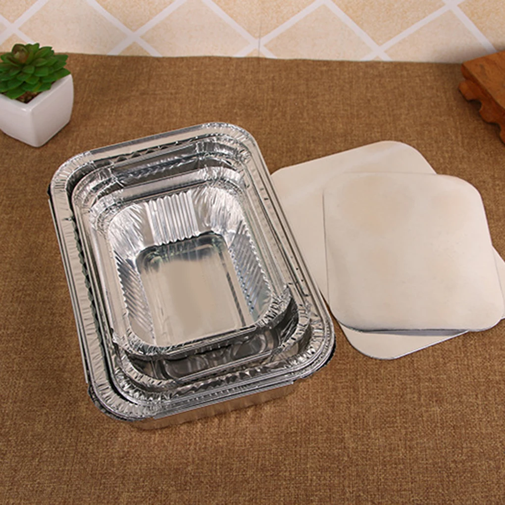 10pcs New Rectangle Shaped Disposable Aluminum Foil Pan Take-out Food Containers with Aluminum Lids/Without Lid
10pcs New Rectangle Shaped Disposable Aluminum Foil Pan Take-out Food Containers with Aluminum Lids/Without Lid