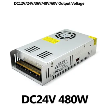 DC24V 480W DC12V DC36V DC48V DC60V Lighting Transformer AC to DC Switching Power Supply for Led Light CCTV Stepper
DC24V 480W DC12V DC36V DC48V DC60V Lighting Transformer AC to DC Switching Power Supply for Led Light CCTV Stepper