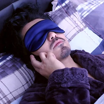 Men's sleep blackout goggles relieve fatigue silk mask with earplugs eye shade 
Men's sleep blackout goggles relieve fatigue silk mask with earplugs eye shade
