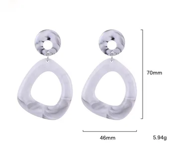 10Pair Personality Geometric White Acrylico Earrings Drop Long Earrings For Women Ear Jewelry Gift Wholesale Accessories
10Pair Personality Geometric White Acrylico Earrings Drop Long Earrings For Women Ear Jewelry Gift Wholesale Accessories