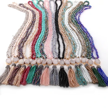 MOODPC Fashion Bohemian Tribal Jewelry Glass Crystal Knotted White Druzy Link Glass Tassel Necklaces Women Ethnic Necklace
MOODPC Fashion Bohemian Tribal Jewelry Glass Crystal Knotted White Druzy Link Glass Tassel Necklaces Women Ethnic Necklace