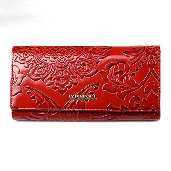 Vintage Female Wallet Genuine Leather Clutch Women Long Luxury Brand Purses Cell Phone Handbags Card Holders Purse
Vintage Female Wallet Genuine Leather Clutch Women Long Luxury Brand Purses Cell Phone Handbags Card Holders Purse