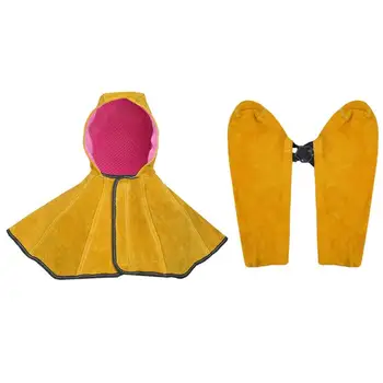 Cowhide Welding Cap Soldering Protector Leather Hooded Hat Welding Work Safety Protective Caps
Cowhide Welding Cap Soldering Protector Leather Hooded Hat Welding Work Safety Protective Caps