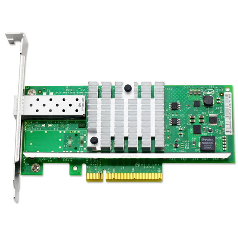 

10GbE X520-DA1 82599ES Chipset Ethernet Converged Network Adapter NIC Single SFP Port PCI Express 2.0 X8 X520-DA1 (1xRJ45 port)
