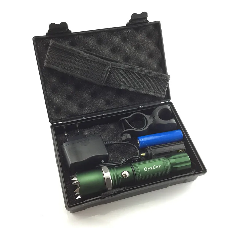 Powerful Q5 led flashlight Tactical Self Defense Flash Light portable Torch Lamp rechargeable 18650 battery for camping fishing
Powerful Q5 led flashlight Tactical Self Defense Flash Light portable Torch Lamp rechargeable 18650 battery for camping fishing