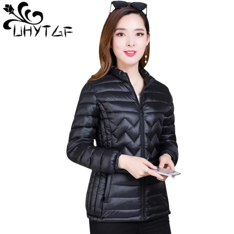 UHYTGF XL-5XL Plus size New Winter Coat Female Thin Clothes Down Cotton Jacket Women Jacket Tops Short Coat Chamarras De Mujer
UHYTGF XL-5XL Plus size New Winter Coat Female Thin Clothes Down Cotton Jacket Women Jacket Tops Short Coat Chamarras De Mujer